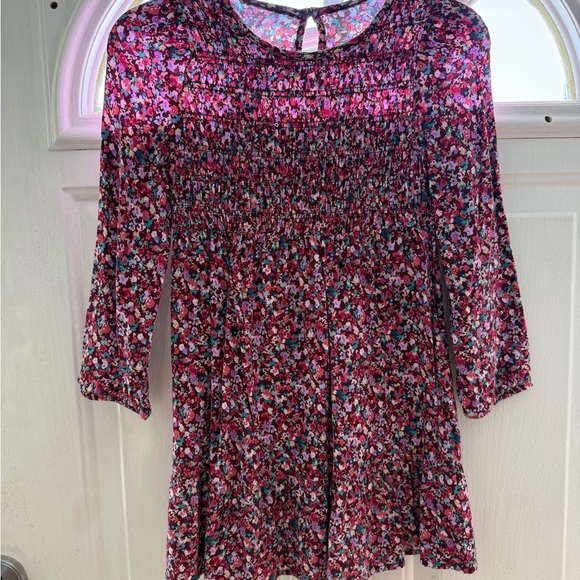 Floral Pink Girls Dress - Picture 1 of 2